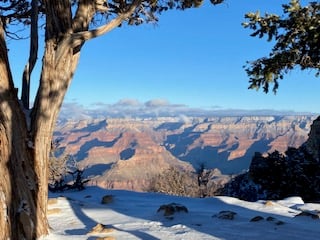 Alyssa's photo from her rim to rim hike of the Grand Canyon
