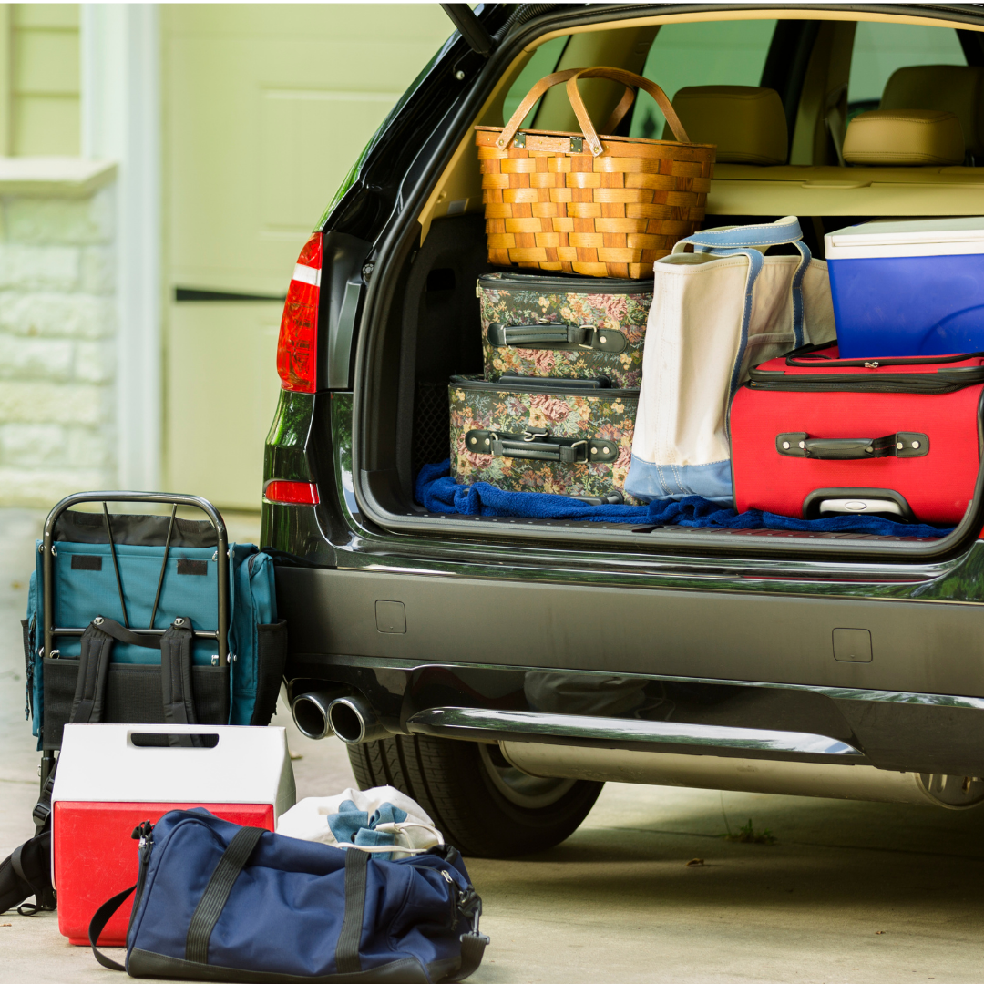 Packed car