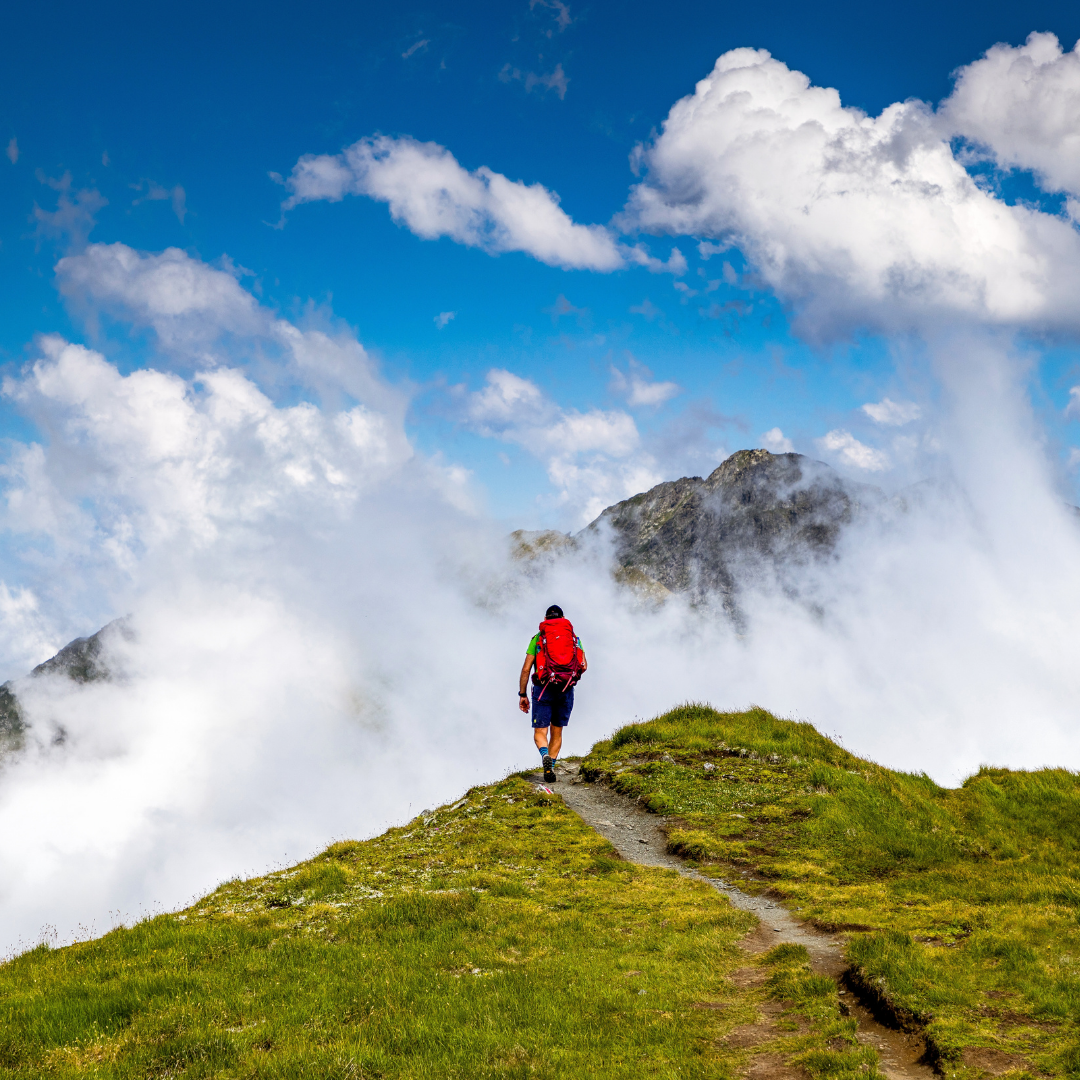 Travel therapist on hike