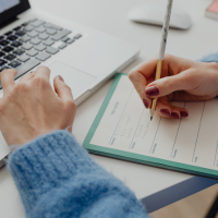 Traveling therapist prepping credentials