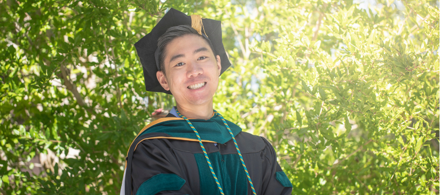 therapist at graduation