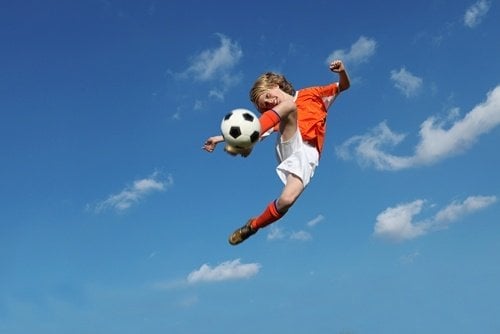 Soccer is one the best games to improve spatial awareness.