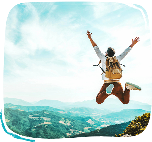 jumping man image